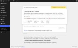 Page screenshot: Image Elevator &rarr; License Manager