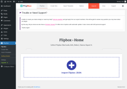 Page screenshot: Flip Box