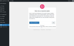 Page screenshot: Image Hover ‹ Test site — WordPress