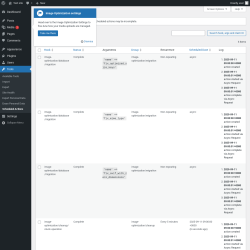 Page screenshot: Tools → Scheduled Actions
