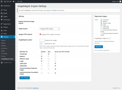 Page screenshot: Settings &rarr; ImageMagick Engine