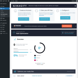 Page screenshot: Media &rarr; Bulk Optimization