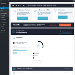 Page screenshot: Media &rarr; Bulk Optimization