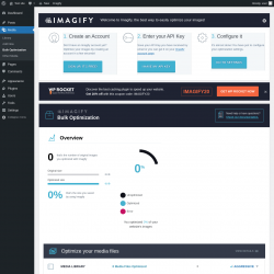 Page screenshot: Media &rarr; Bulk Optimization