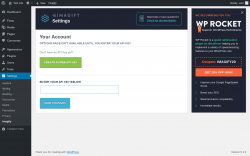 Page screenshot: Settings &rarr; Imagify