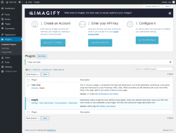 Page screenshot: Plugins &lsaquo; Test site &mdash; WordPress