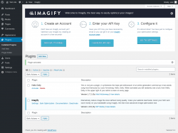 Page screenshot: Plugins &lsaquo; Test site &mdash; WordPress