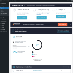 Page screenshot: Media &rarr; Bulk Optimization