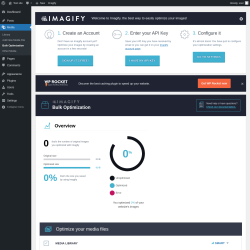 Page screenshot: Media &rarr; Bulk Optimization
