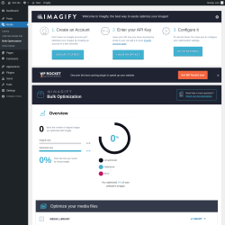 Page screenshot: Media &rarr; Bulk Optimization
