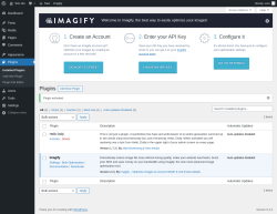 Page screenshot: Plugins &lsaquo; Test site &mdash; WordPress