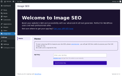 Page screenshot: Image Seo → Home