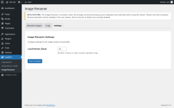 Page screenshot: ImgSEO → Image Renamer → Settings