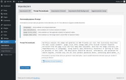 Page screenshot: ImgSEO → Prompt Personalizzato