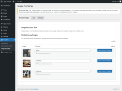 Page screenshot: ImgSEO → Image Renamer