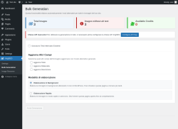 Page screenshot: ImgSEO → Bulk Generation
