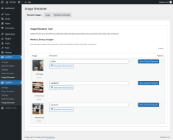 Page screenshot: ImgSEO → Image Renamer
