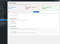Page screenshot: ImgSEO → Bulk Generation