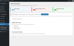 Page screenshot: ImgSEO → Bulk Generation