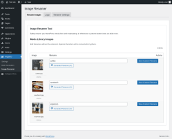 Page screenshot: ImgSEO → Image Renamer
