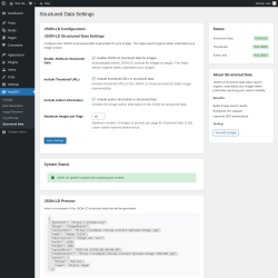 Page screenshot: ImgSEO → Structured Data
