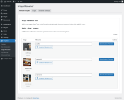Page screenshot: ImgSEO → Image Renamer