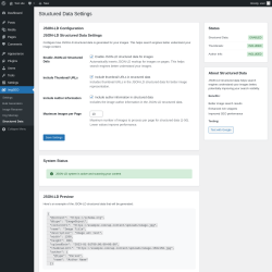 Page screenshot: ImgSEO → Structured Data