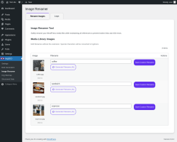 Page screenshot: ImgSEO → Image Renamer