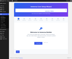 Page screenshot: Immersa Core &rarr; Setup Wizard