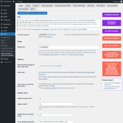 Page screenshot: Tools &rarr; Import and export users and customers
