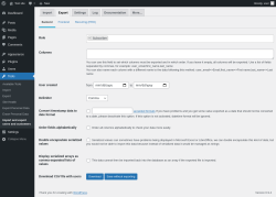 Page screenshot: Tools &rarr; Import and export users and customers &rarr; Export