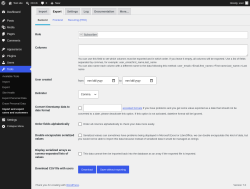 Page screenshot: Tools &rarr; Import and export users and customers &rarr; Export