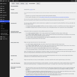 Page screenshot: Tools &rarr; Import and export users and customers &rarr; Documentation