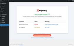 Page screenshot: Importify