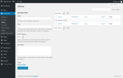 Page screenshot: Employees &rarr; Offices