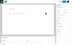 Page screenshot: Employees &rarr; Add New
