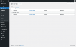 Page screenshot: Employees
