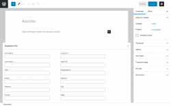 Page screenshot: Employees &rarr; Add New