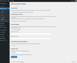 Page screenshot: Employees &rarr; Settings