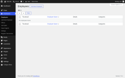 Page screenshot: Employees
