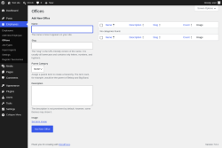 Page screenshot: Employees &rarr; Offices