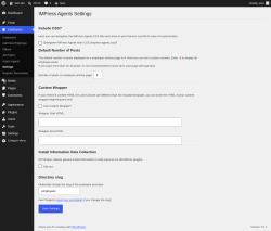 Page screenshot: Employees &rarr; Settings