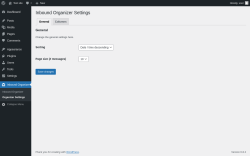 Page screenshot: Inbound Organizer → Organizer Settings