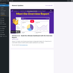 Page screenshot: Analytics → Changelog