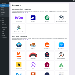 Page screenshot: Analytics &rarr; Integrations