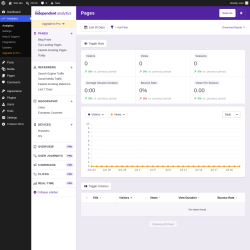 Page screenshot: Analytics