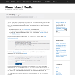 Page screenshot: Tools &rarr; Index MySQL &rarr; Help