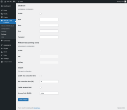 Page screenshot: Infocob CRM Products → Settings