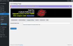 Page screenshot: iList &rarr; Settings &rarr; Language Settings