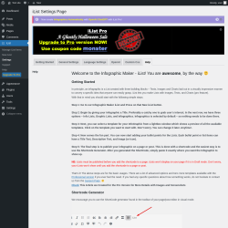 Page screenshot: Settings &lsaquo; Test site &mdash; WordPress